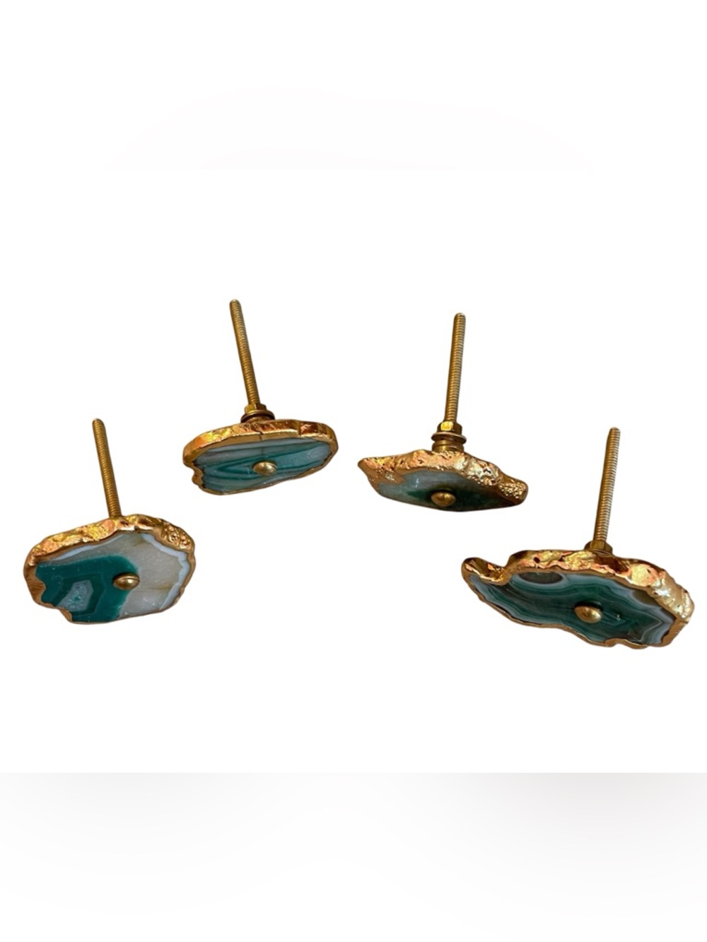 Green Agate knobs - Picture 2 of 2